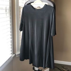 Charcoal Shift Dress